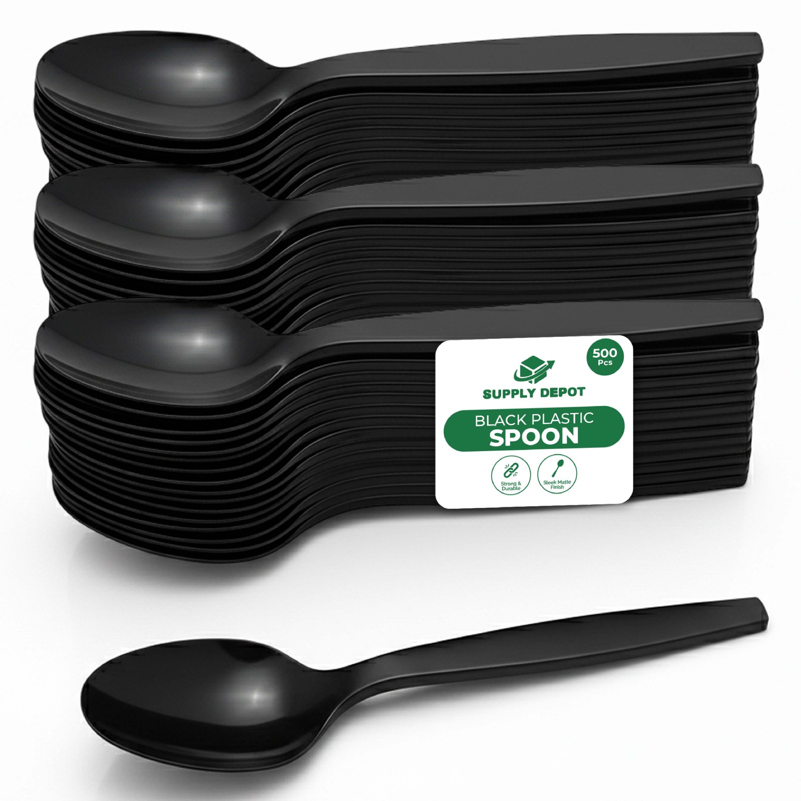 Spoon Heavy Duty Black